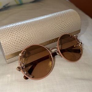 Authentic Jimmy Choo Sunglasses with Pearl Accents